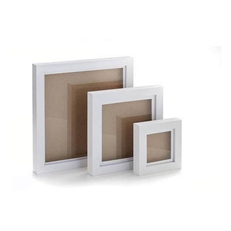 metal square frame box|large white shadow box frame.